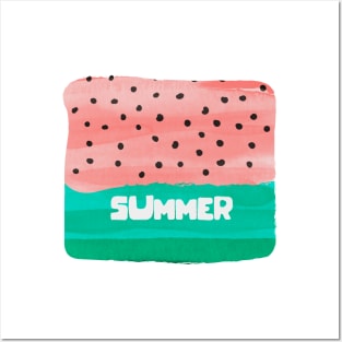 Summer watermelon Posters and Art